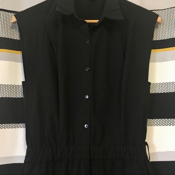 Sleeveless Utility Culotte Jumpsuit - Black (M) - Picture 2 of 15